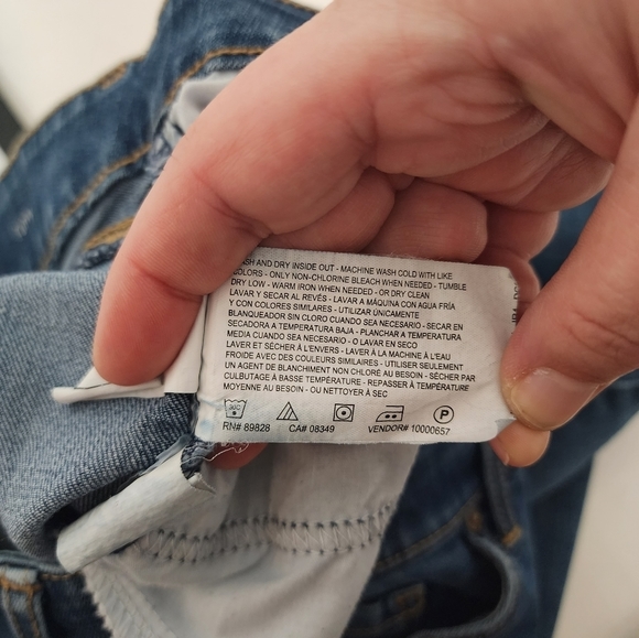 Gloria Vanderbilt Curvy Skinny Jeans Medium Wash Denim Size Jeans Size 10 - Picture 5 of 7